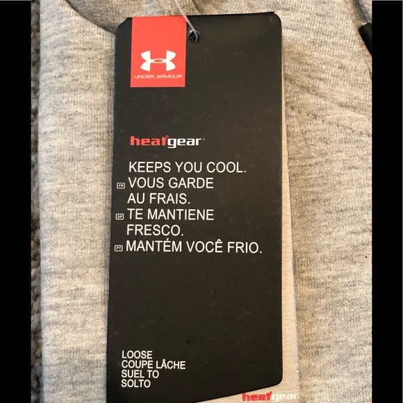 NWT Under Armour Mens Heatgear Fleece Hoodie. - Picture 7 of 7